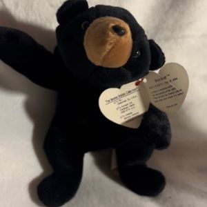 New Vintage Rare Beanie Baby Blackie The Bear 1994